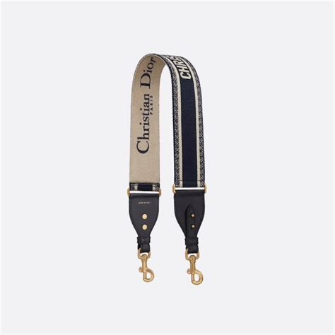 dior shoulder strap black|More.